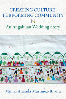 cover image of the book featuring cloth art depicting the wedding ceremony