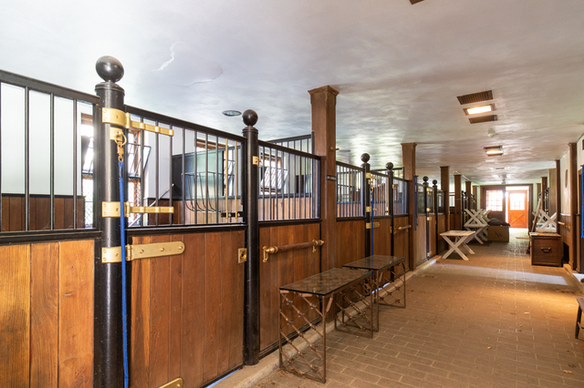 Contemporary photograph of stables at Daisy Hill Gatehouse and garden