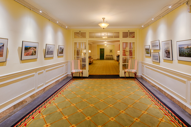 Contemporary photograph of art galleries at Moreland Courts apartment complex